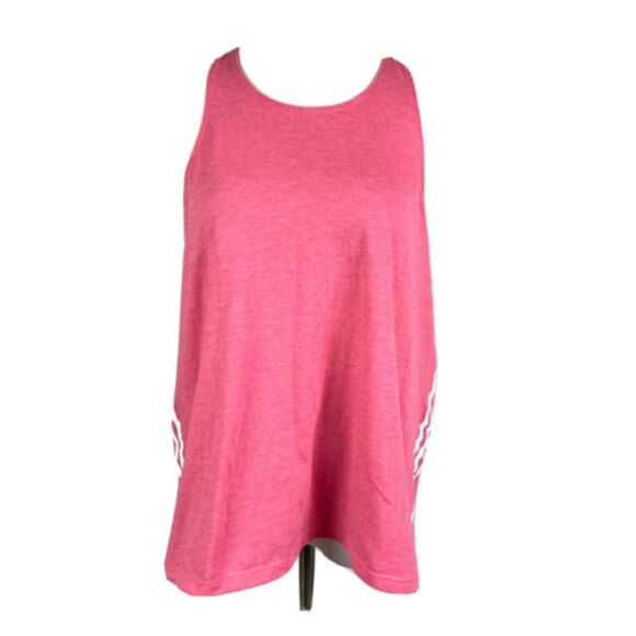 Adidas pink womens open back racer tank pink size XL - Picture 1 of 8
